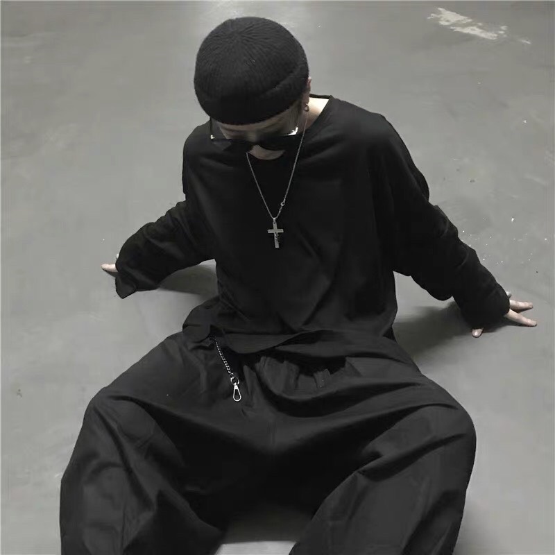 Áo thun form rộng tay dài