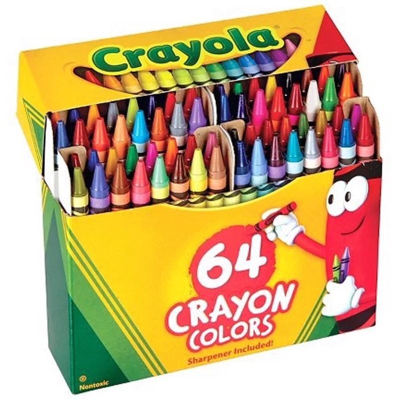 BÚT SÁP MÀU CRAYOLA 8/16/24/64 MÀU