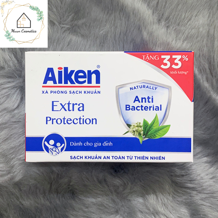 Xà Bông Cục Aiken Sạch Khuẩn 120g