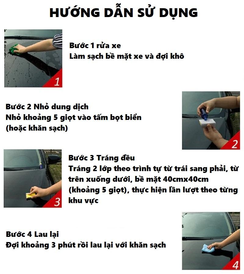 Dung dịch Phủ bóng xe Auto Ceramic Coating MR FIX 9H 30ml