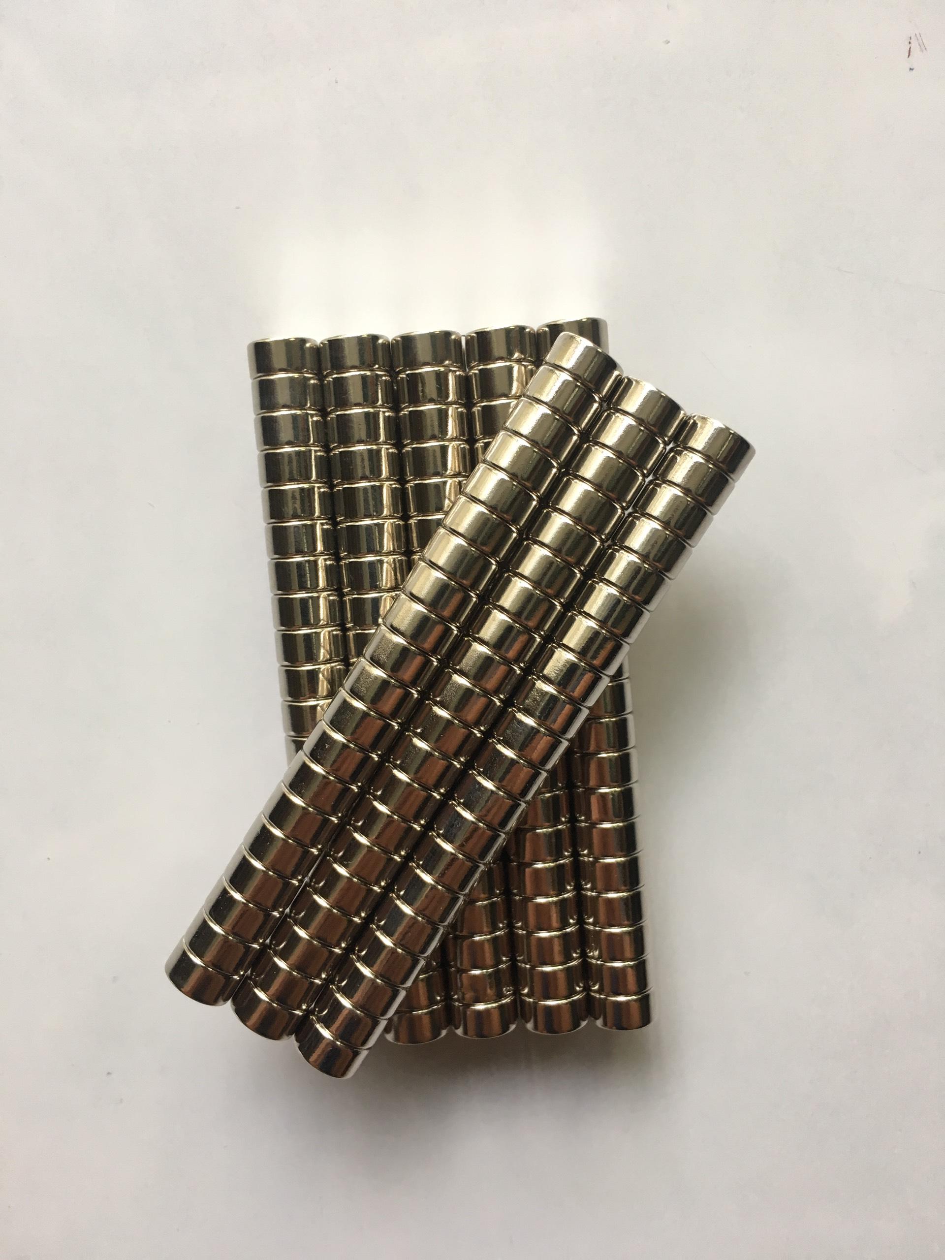 [HCM]Nam Châm NdFeB Siêu Mạnh Ø 10x4mm -  Nam châm Trắng