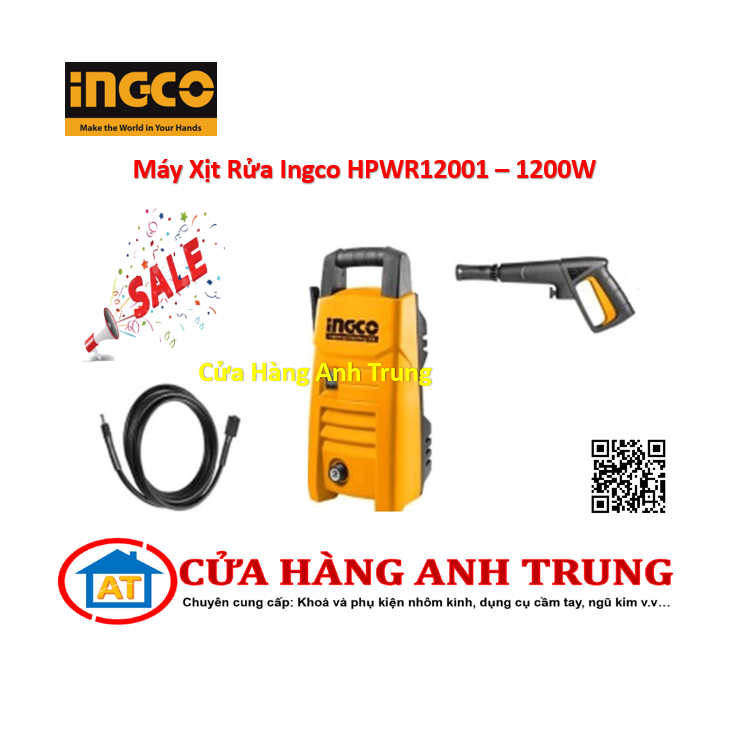 Máy Xịt Rửa Ingco HPWR12001 - 1200W