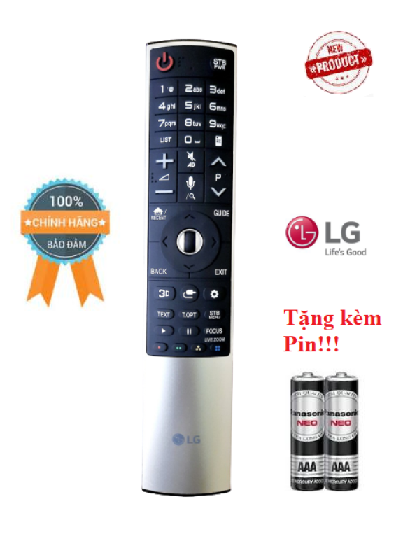 Bảng giá Điều khiển tivi LG giọng nói MR700 dùng cho các dòng tivi LG 2014,2015,2016- Hàng mới chính hãng 100% Tặng kèm Pin