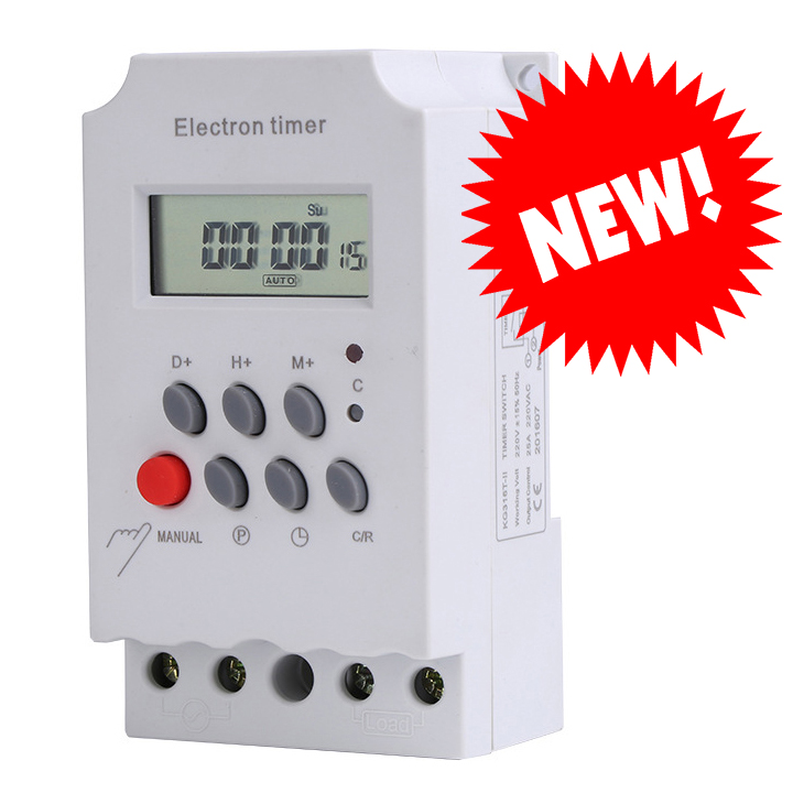 Công tắc hẹn giờ điện tử Kg316T-II/25A/220V- timer hẹn giờ - bộ hẹn giờ tự động