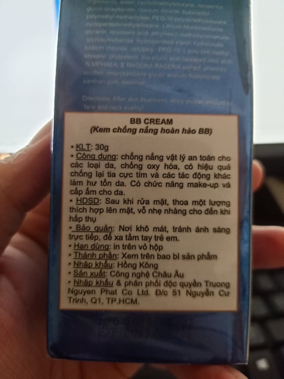 Bb Cream Block Defect Isolation kem chống nắng shafana