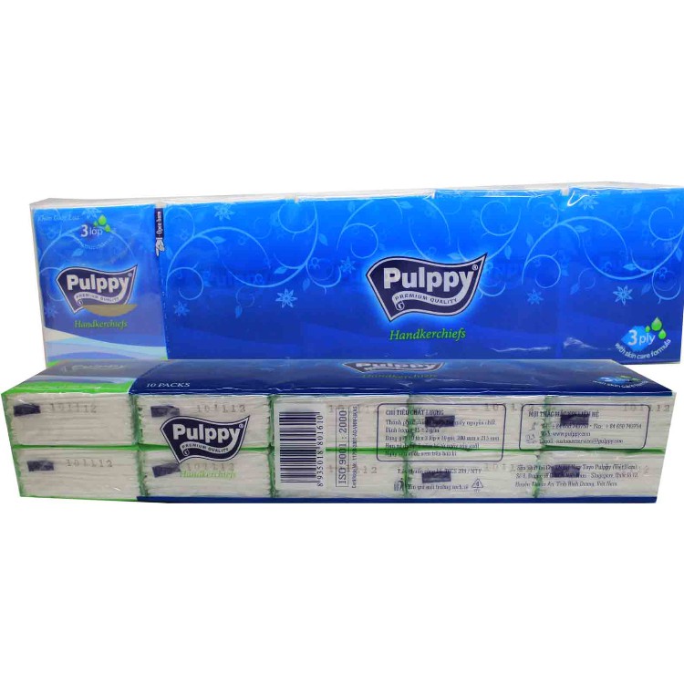 [HCM]Lốc 10 gói giấy pulppy bỏ túi
