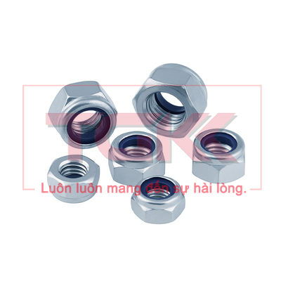 Đai ốc khóa mạ đầu PVC (M3-M24)
