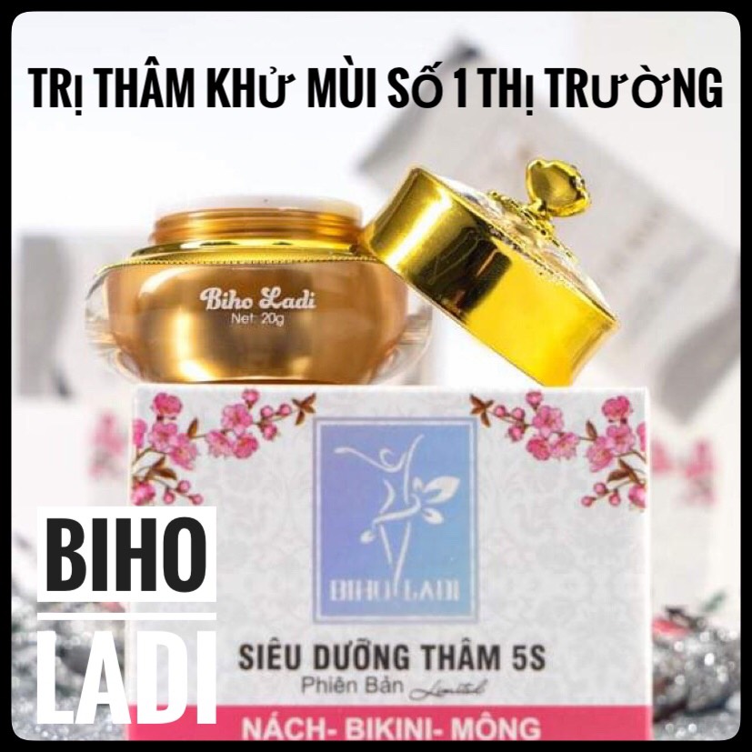 BIHO LADI SIÊU DƯỠNG THÂM 5S, [COMBO 2 HỘP] GIẢM 80K (TẶNG KÈM QUÀ)