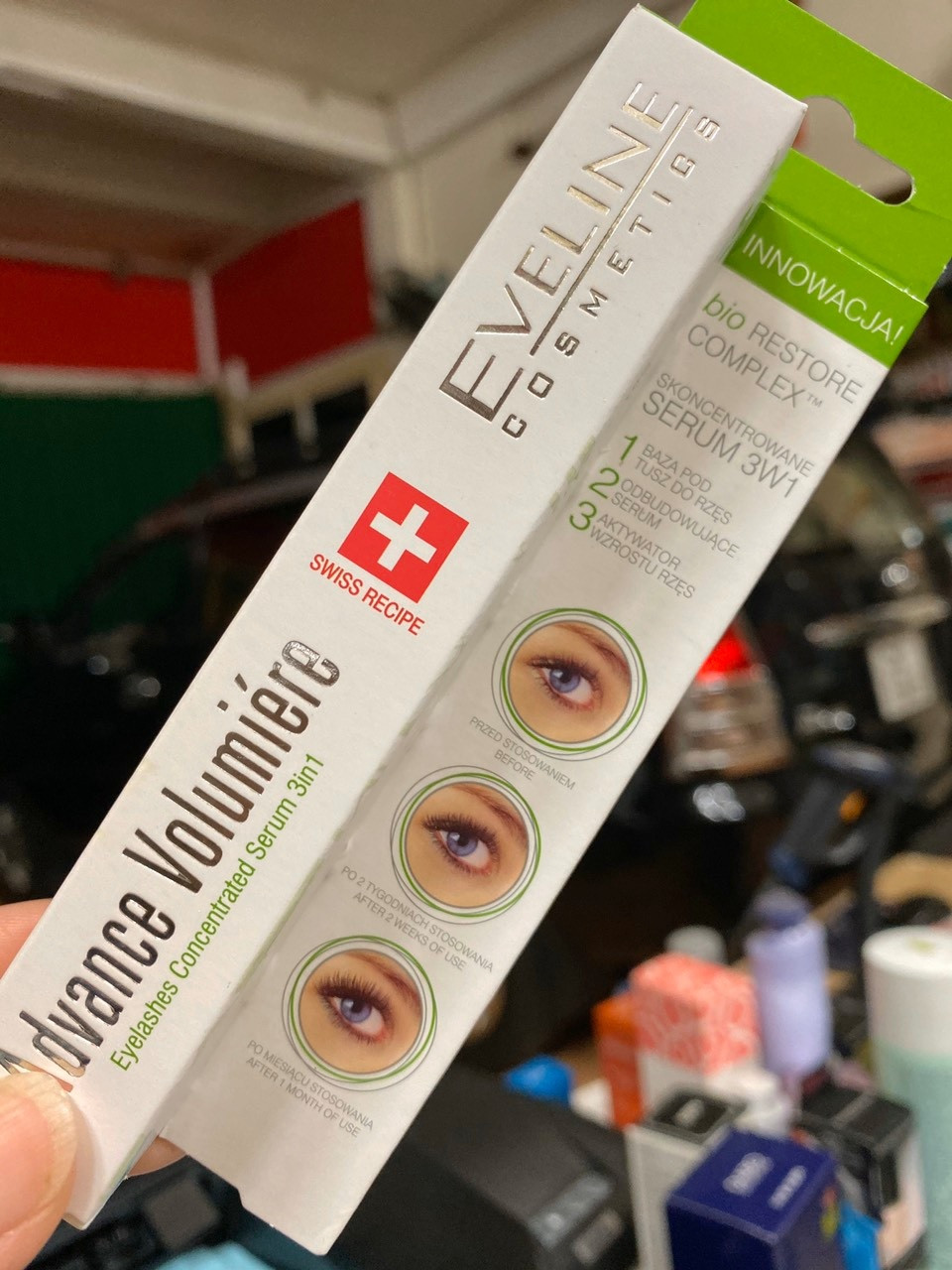 Mascara dưỡng dày mi Eveline Advance Volume 10ml