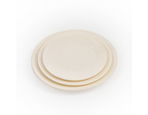 Dĩa Nhựa Melamine Can Gân Vân Đá Kem