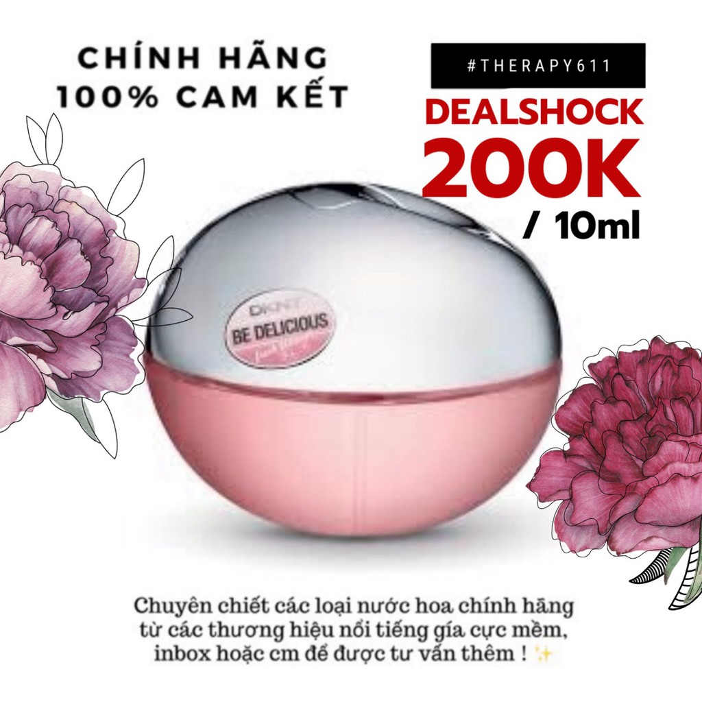 Nước hoa dùng thử CK Dkny Be Delicious Hồng 10ml/20ml Spray / Chuẩn authentic