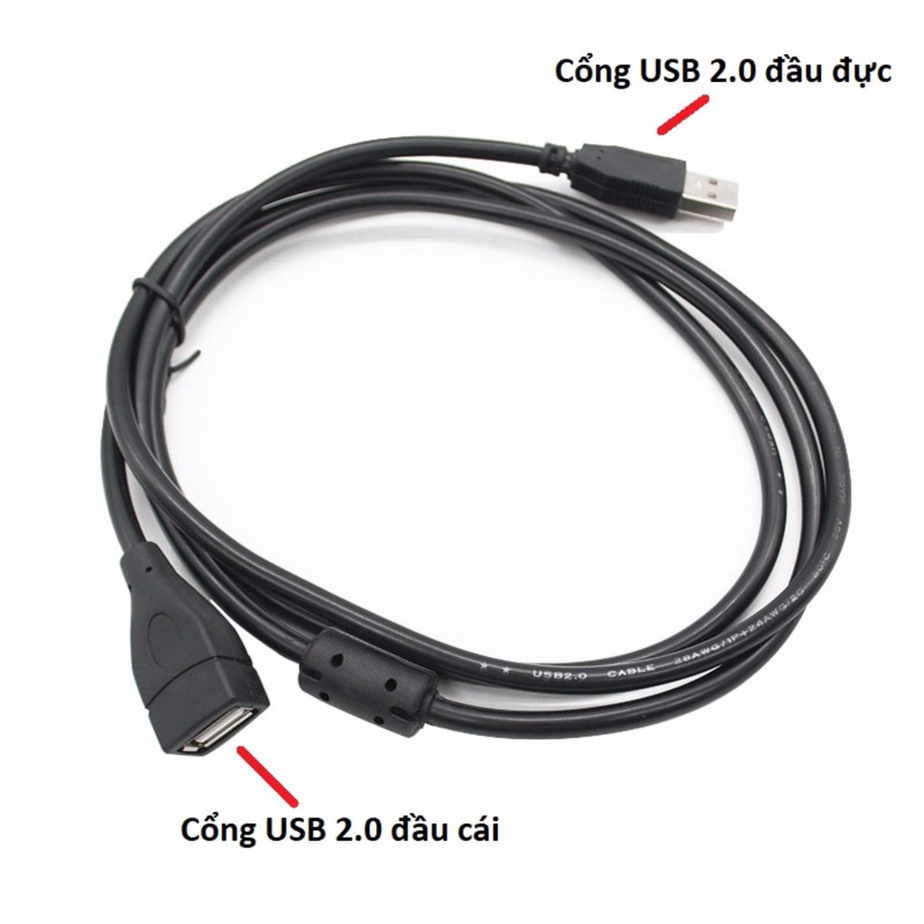 Cáp usb nối dài 1.5m -jl