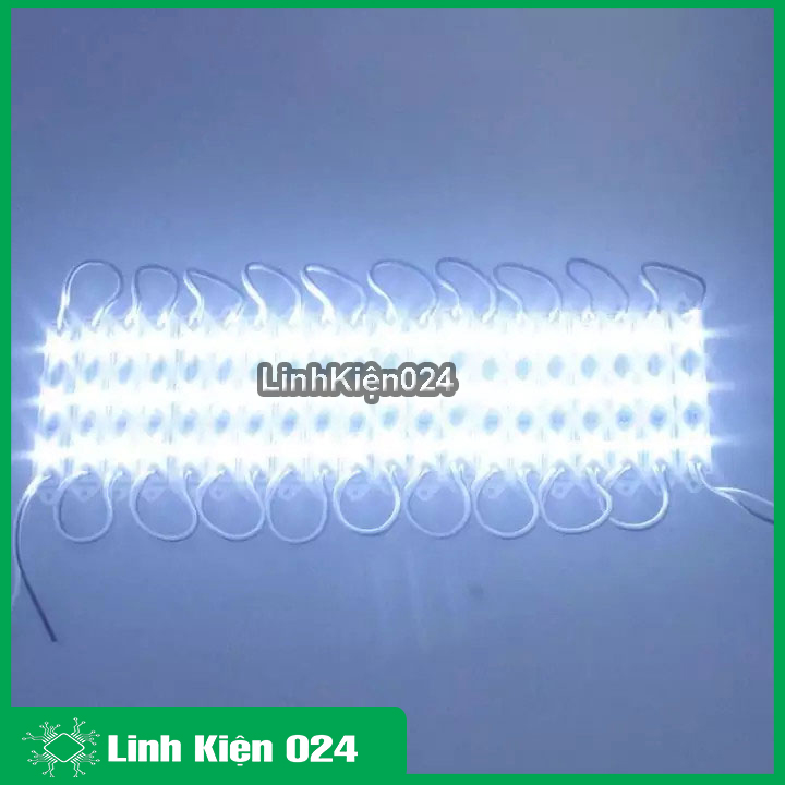1 Thanh Led Hắt 12V 3 Bóng Siêu Sáng