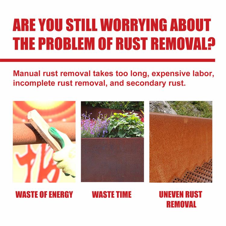 100ML Rust Converter Car Chassis Derusting Car Rust Remover with Brush Multi-Purpose Rust Remover Rust Inhibitor Derusting for Cars functional