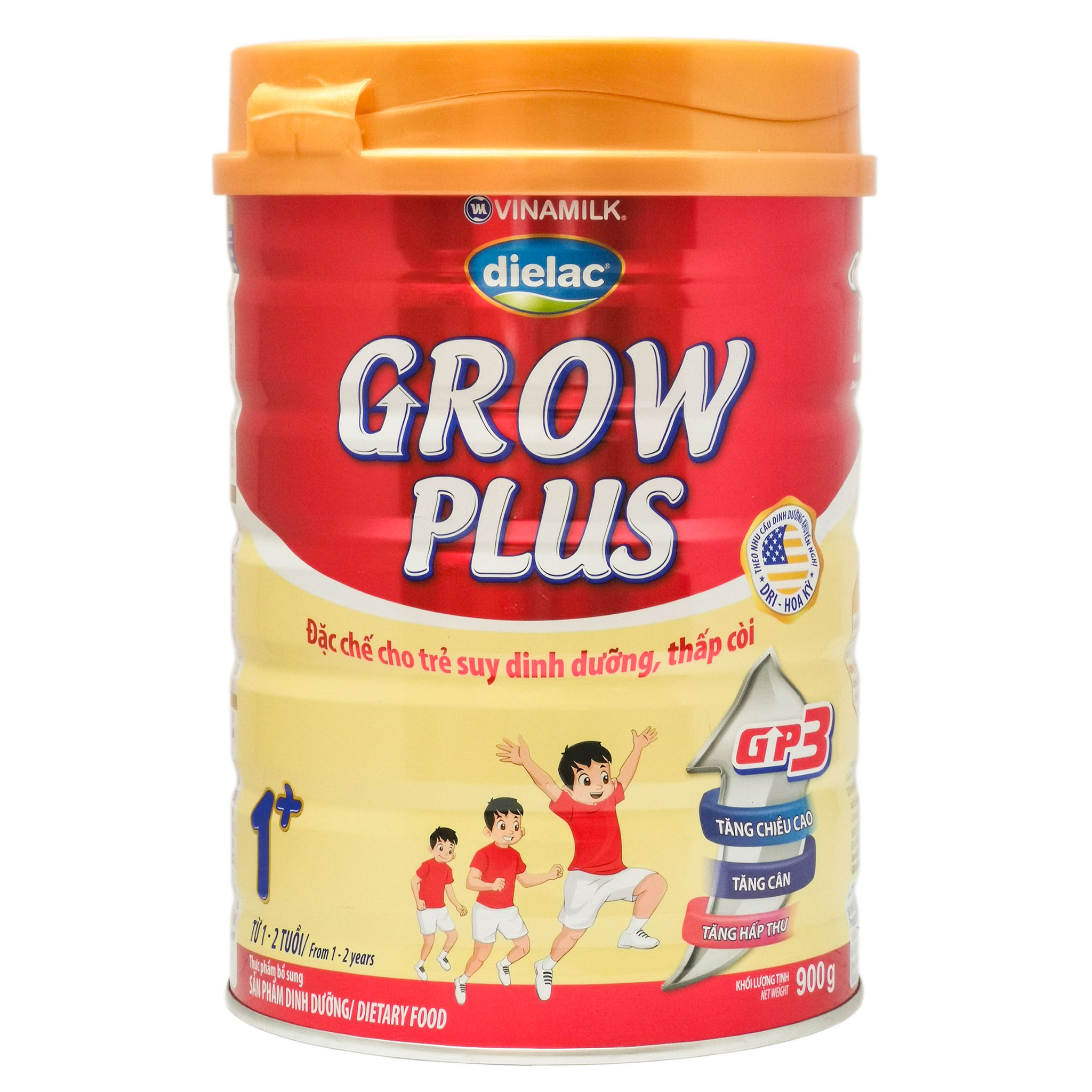 Sữa Bột Vinamilk Dielac Grow Plus 1+ Hộp 850g (Cho trẻ từ 1~2 tuổi)