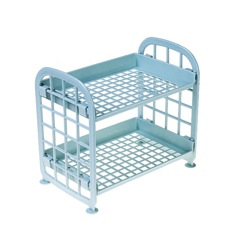 Kệ mini để bàn/ kệ nhựa mini 2 tầng