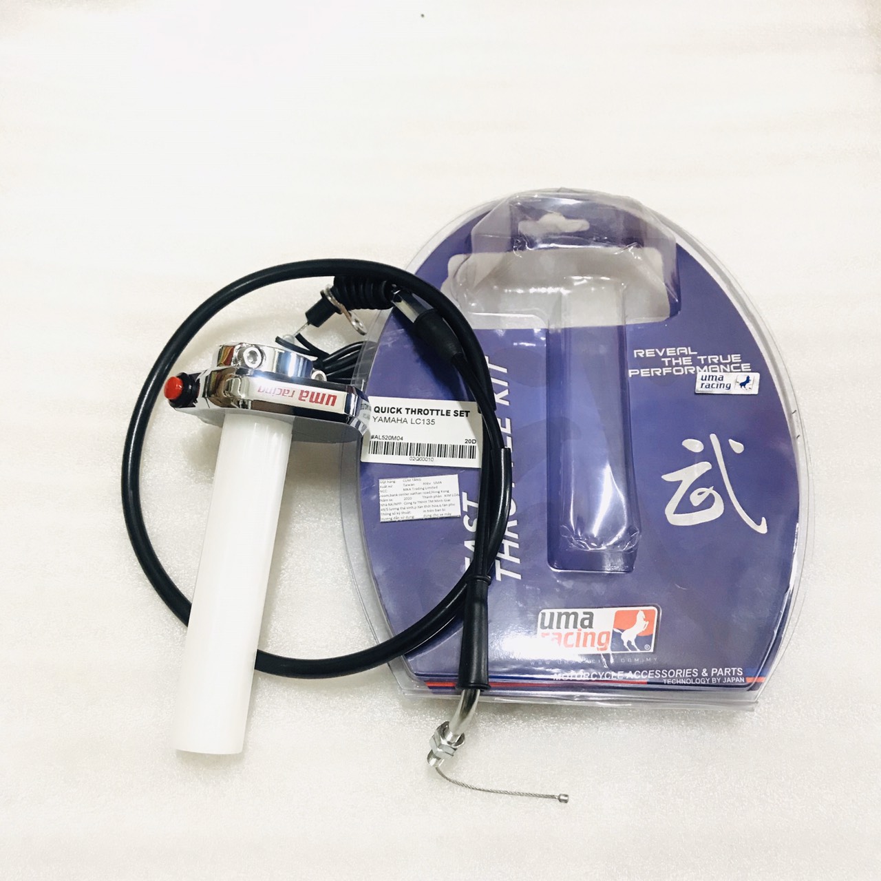 Cùm Tăng Tốc UMA RACING GẮN CHẾ Tem Công Ty Minh Giai