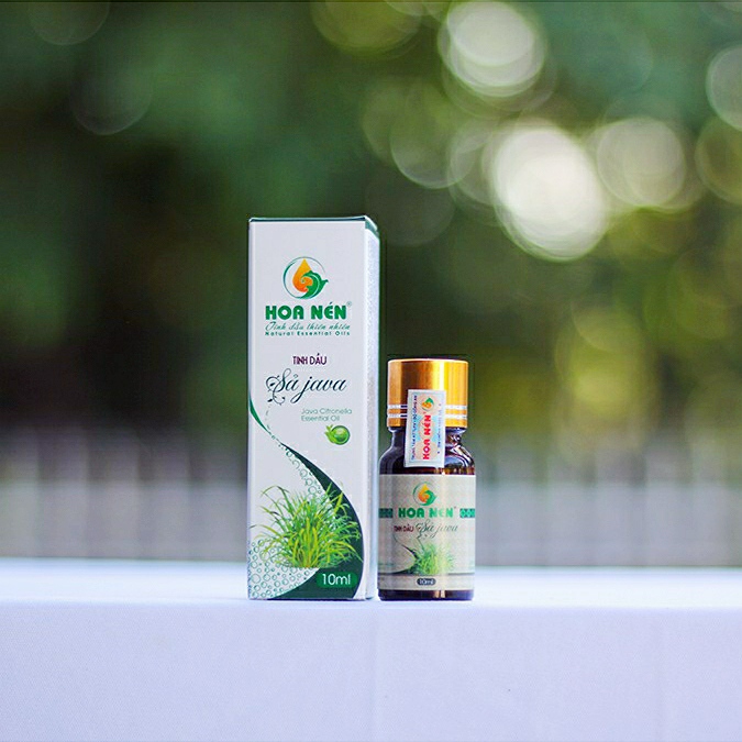 Tinh dầu sả java nguyên chất Hoa Nén 10ml - Tinh dầu sả xông phòng đuỗi muỗi hiệu quả, an toàn