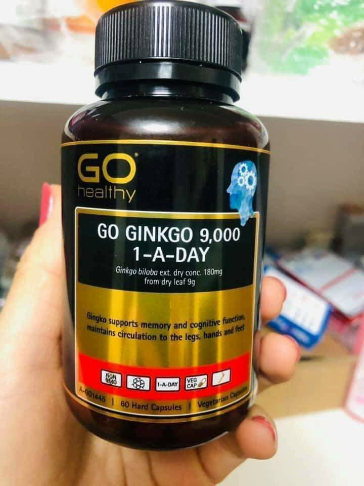[HCM]GO GINGKO BỔ NÃO HÀM LƯỢNG CAO 9000mg