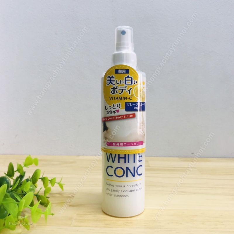 Xịt Dưỡng Trắng White Conc Body Lotion 245ml giá rẻ