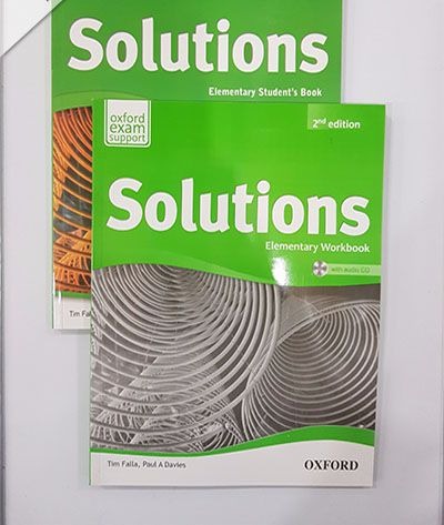 Bộ Solutions Elementary 2nd Edition (2 sách + CD)