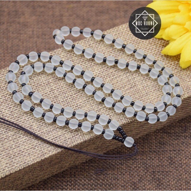 Dây tràng hạt / hạt đá đeo cổ MS05