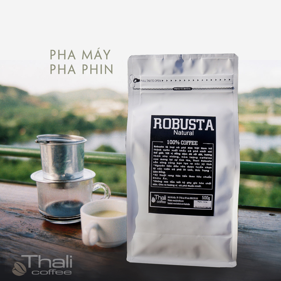 Cà phê sạch, nguyên chất Robusta 1kg