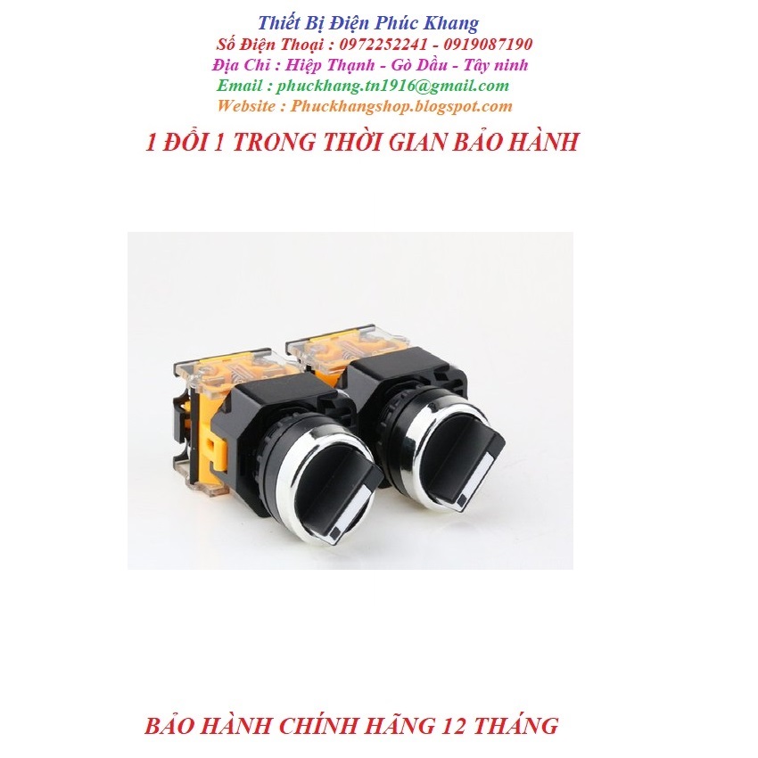 [FREESHIP] CÔNG TẮC XOAY 2 VỊ TRÍ 3 VỊ TRÍ LA38