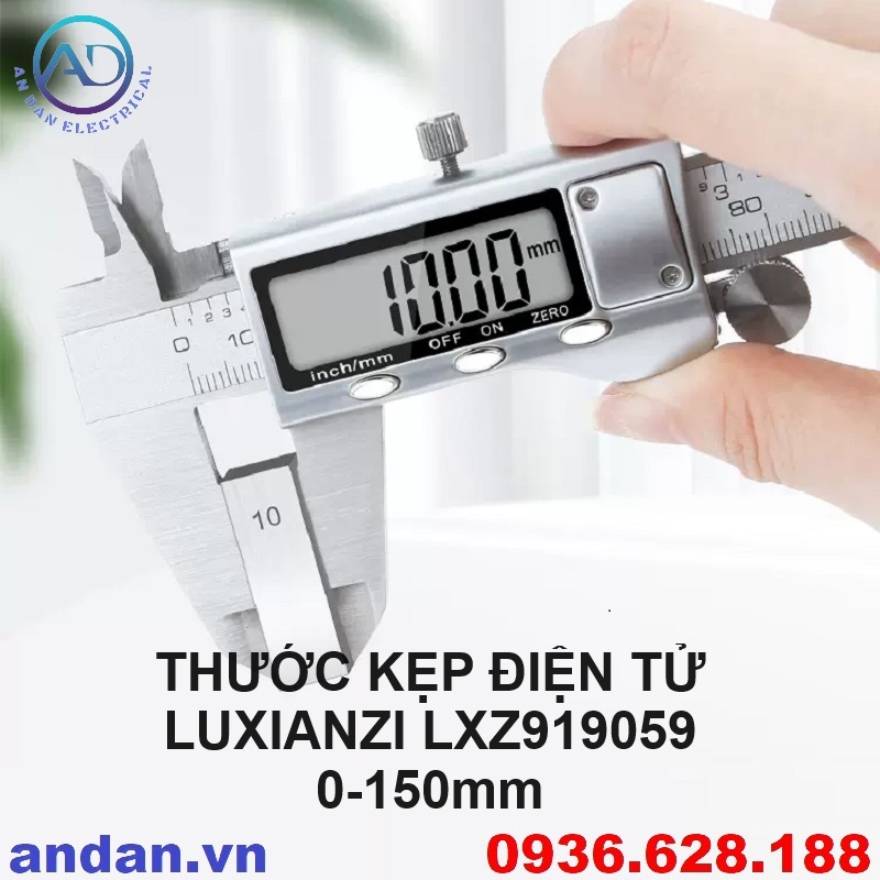 Thước kẹp điện tử luxianzi lxz919059 0-150mm, thước cặp điện tử