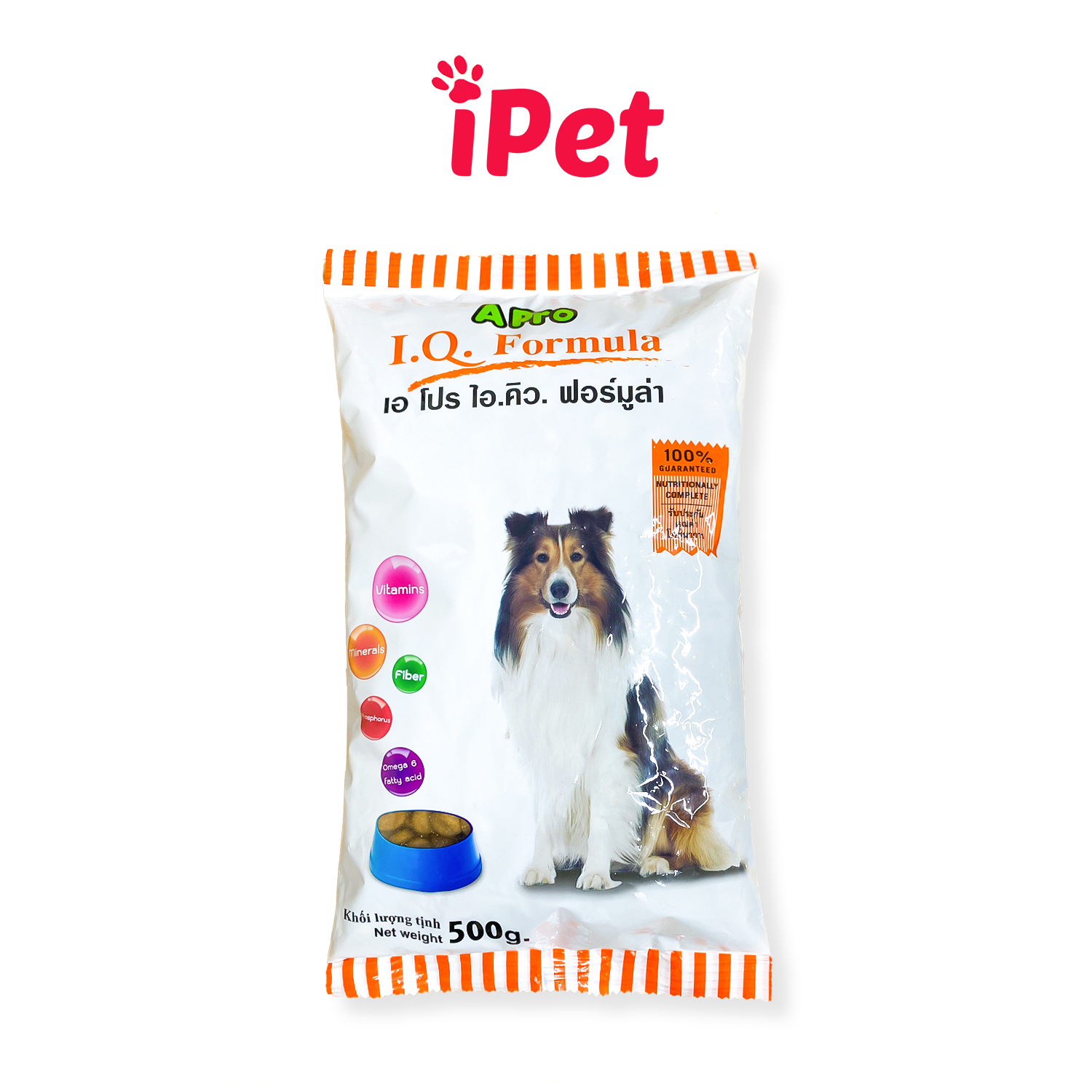Thức Ăn Hạt Khô Cho Chó APro IQ Formula 500g - iPet Shop
