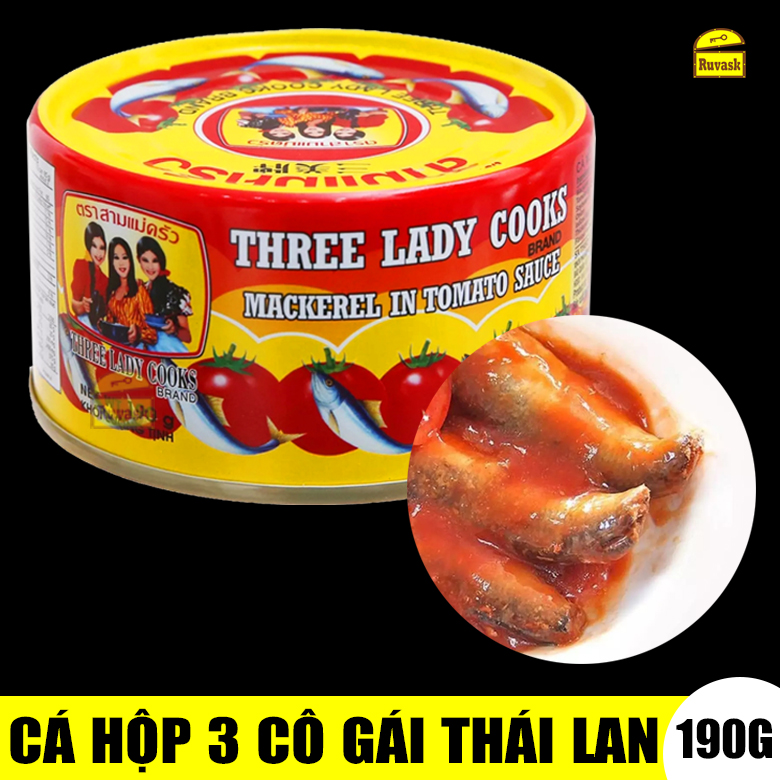 Lốc 4 cá hộp 3 cô gái Thái Lan