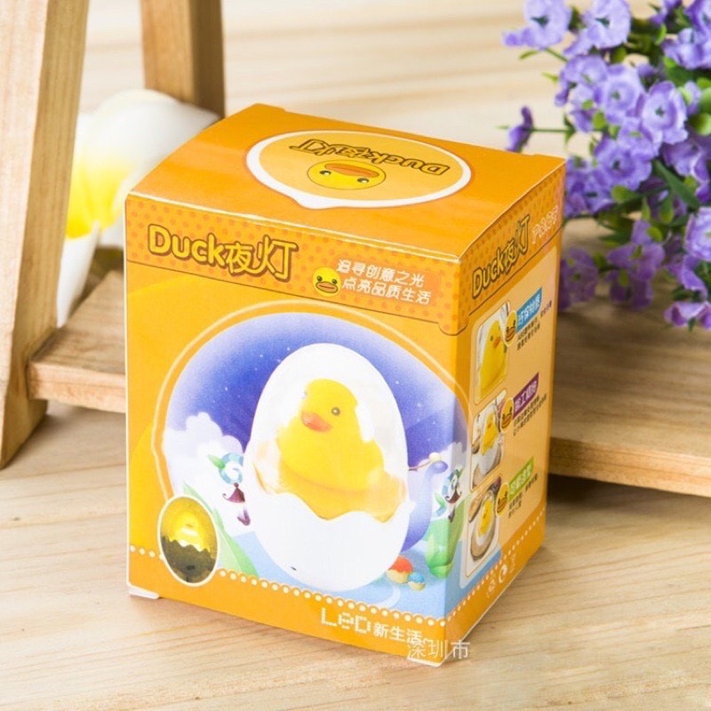 Đèn ngủ cảm ứng - vịt vàng siêu hót