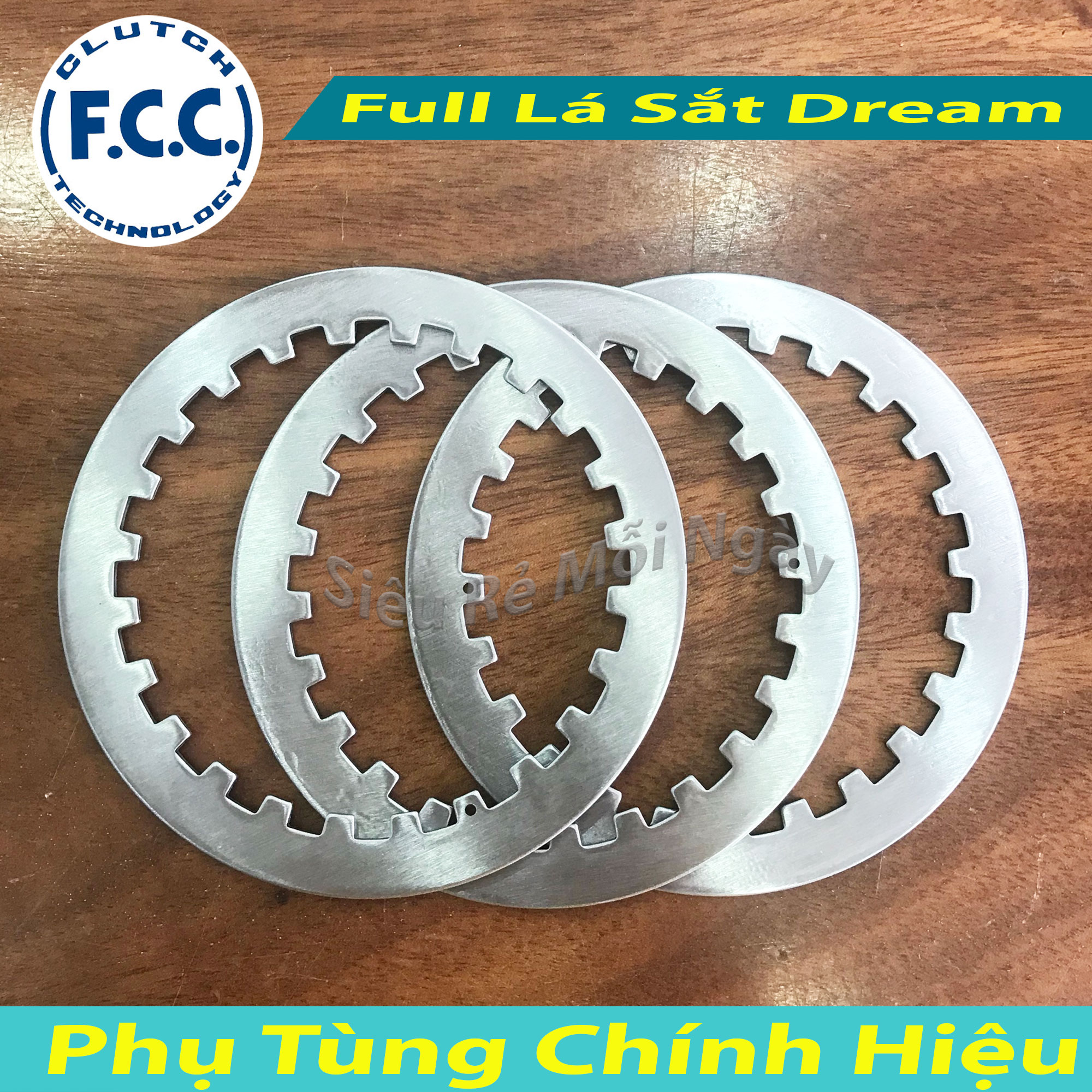 [HCM]Bộ 3 Lá Sắt FCC  Honda Dream