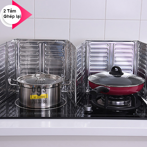 Combo 2 pcs Oil splash guard .Cooking cover anti splatter shield .Frying Pan oil splash