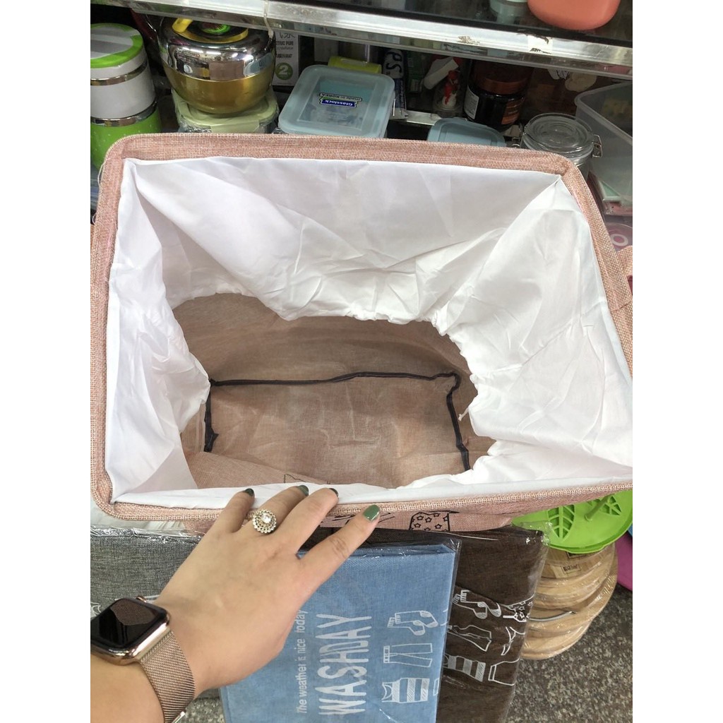 Túi Chăn Màn Quần Áo Khung Sắt Washday
