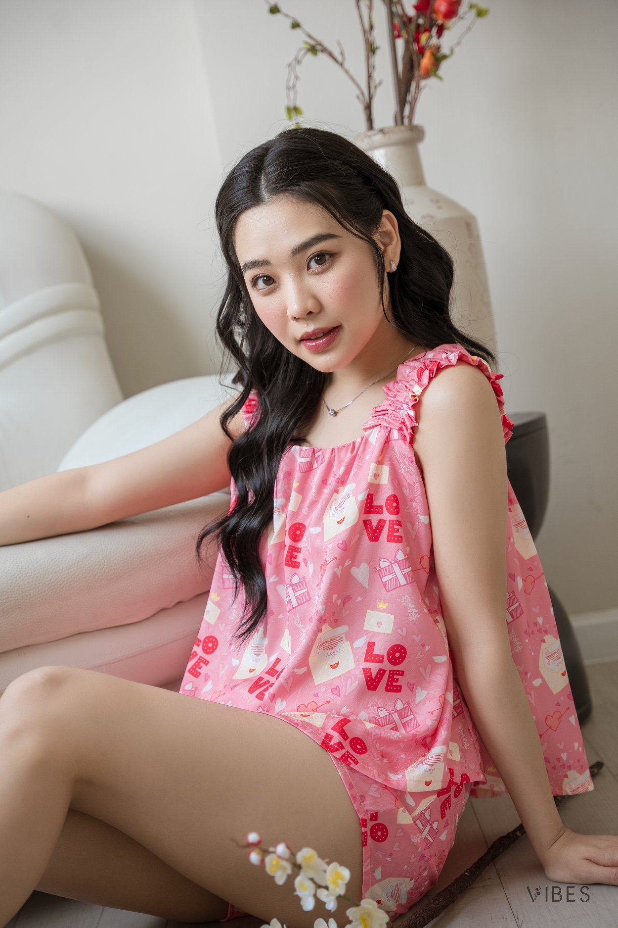 VIBES Đồ bộ 2 dây bản to Lovely Straps Set