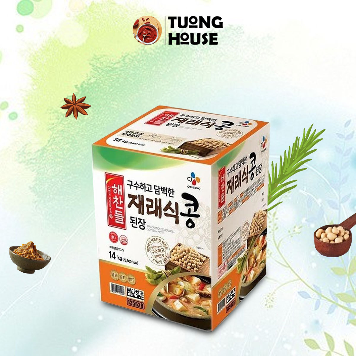 Tương đậu hàn quốc truyền thống cj thùng 14kg