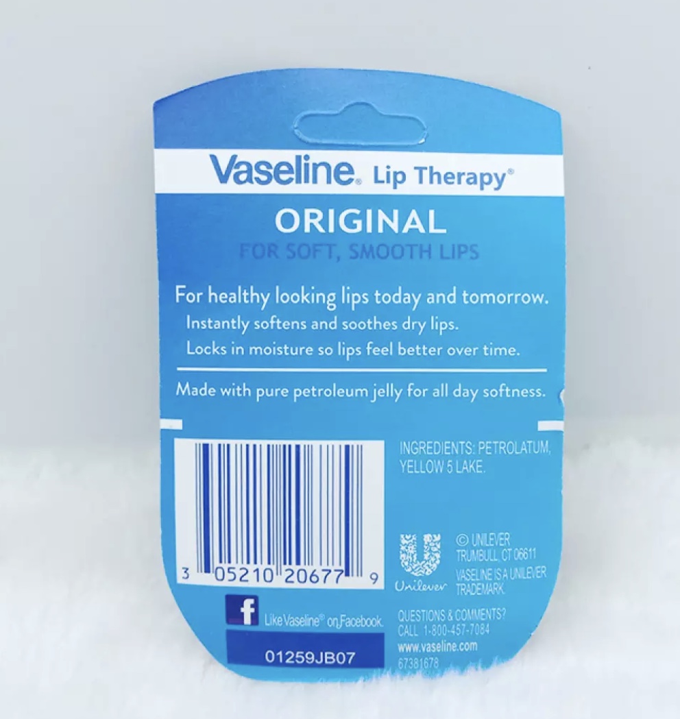 [HCM]COMBO 3 HỦ Sáp Dưỡng Môi Vaseline (3 TRẮNG)