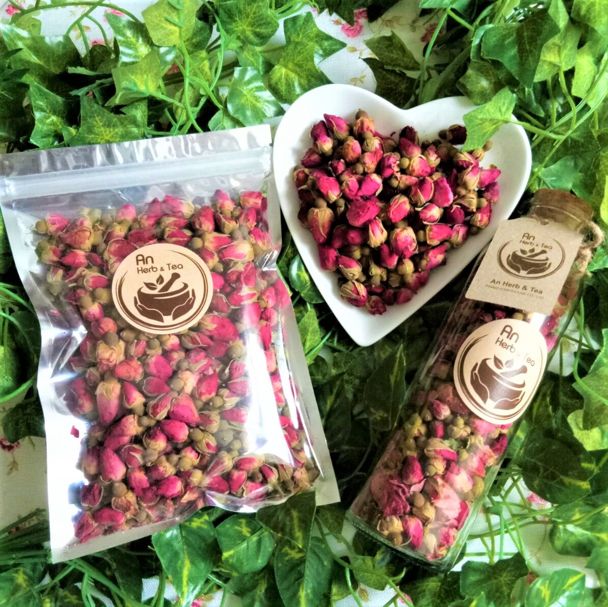 [HCM]Trà hoa hồng tím An Trà 50g