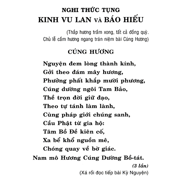 Sách - Kinh Vu Lan Và Báo Hiếu