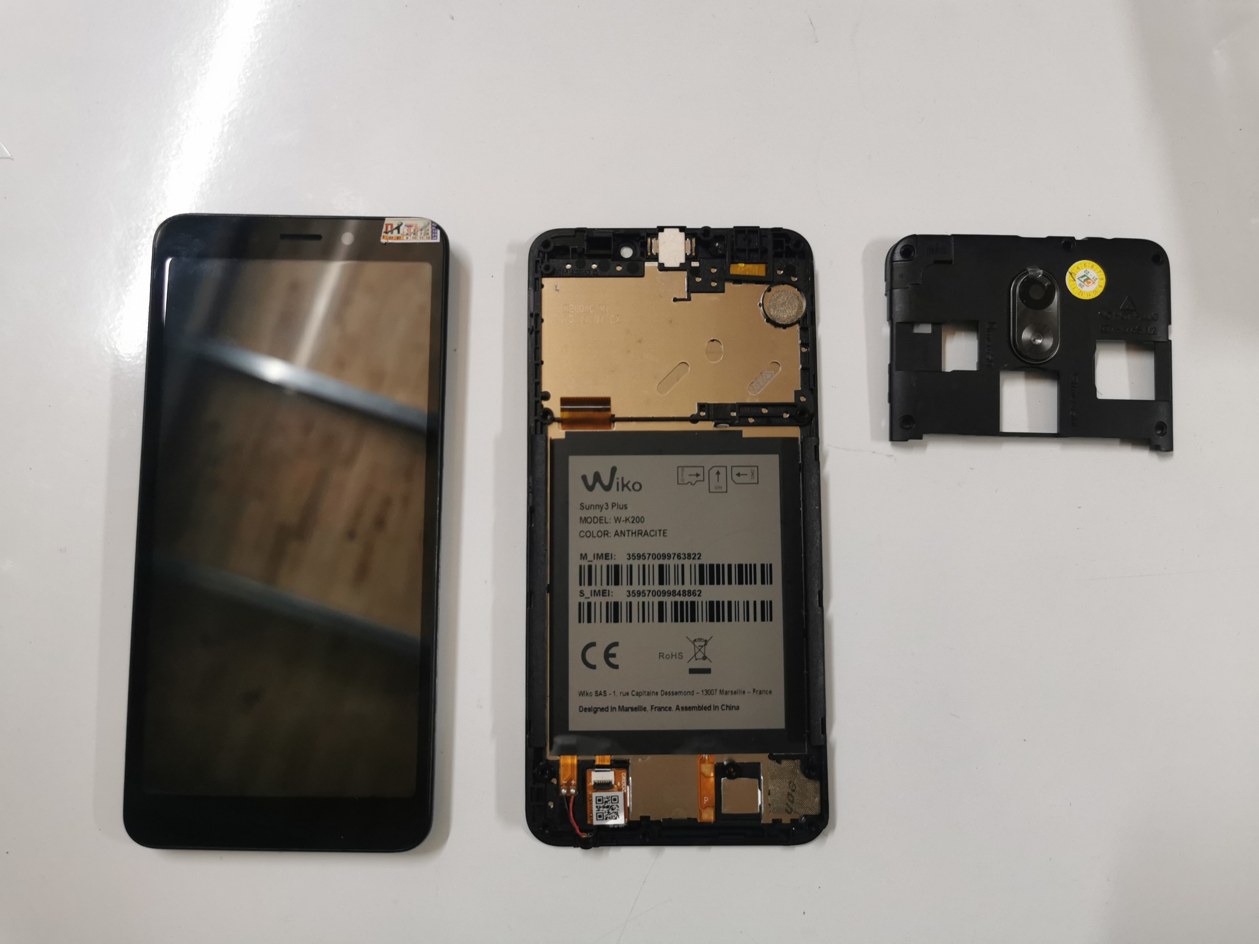 [HCM]BỘ MÀN HÌNH WIKO SUNNY 3 PLUS ZIN BÓC MÁY