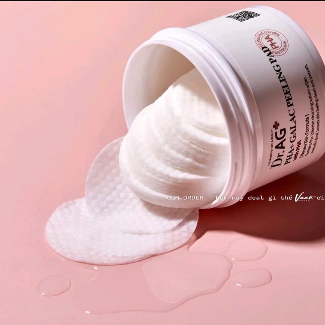 Miếng tẩy tế bào chết hàng ngày Dr.AG+ Peeling Pad