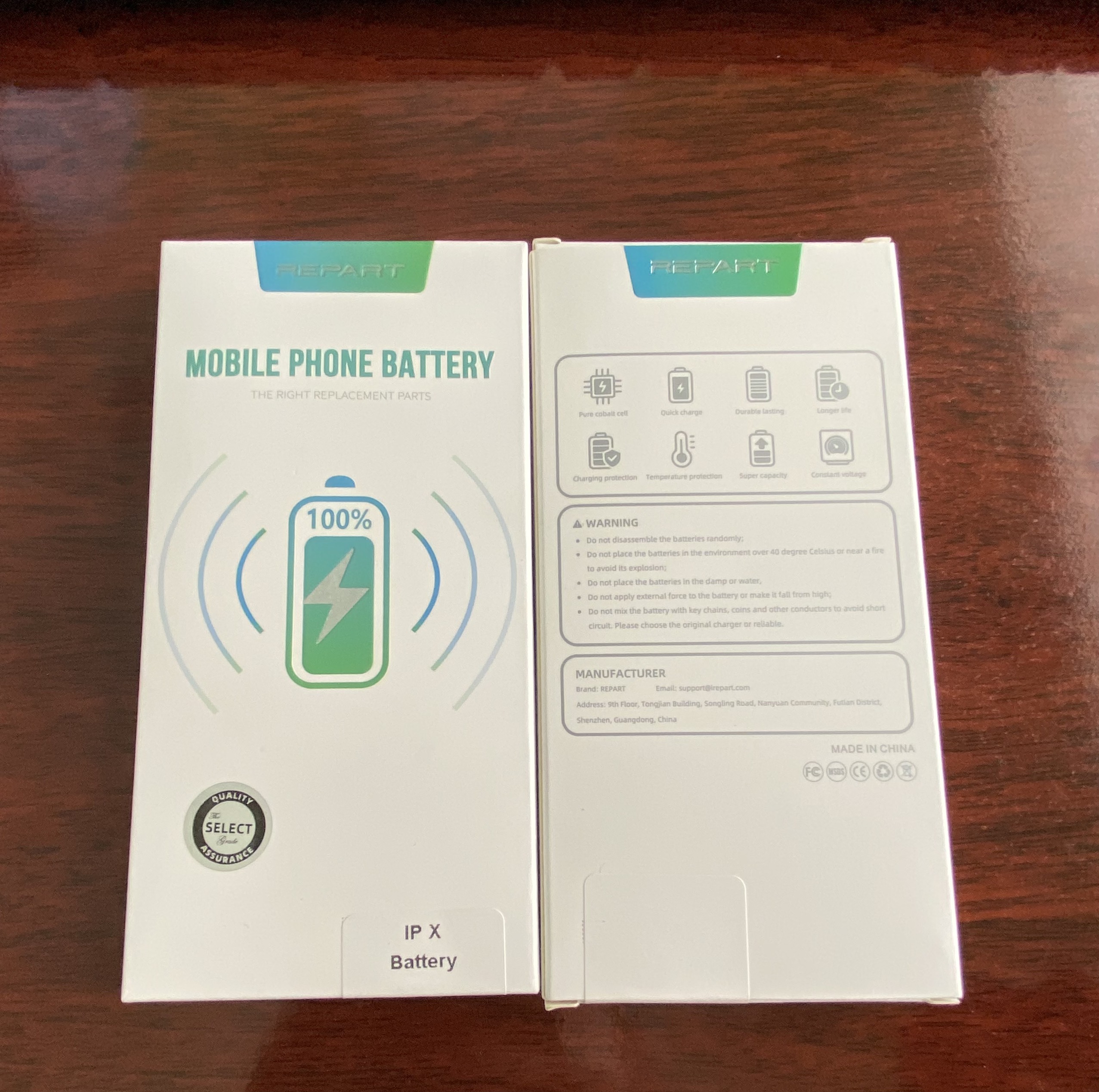 Pin thay thế iphone X  REPART