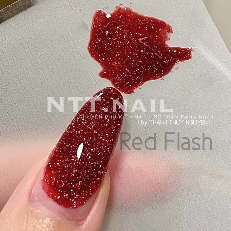 Sơn gel nhũ flash đen , đỏ siêu HOT