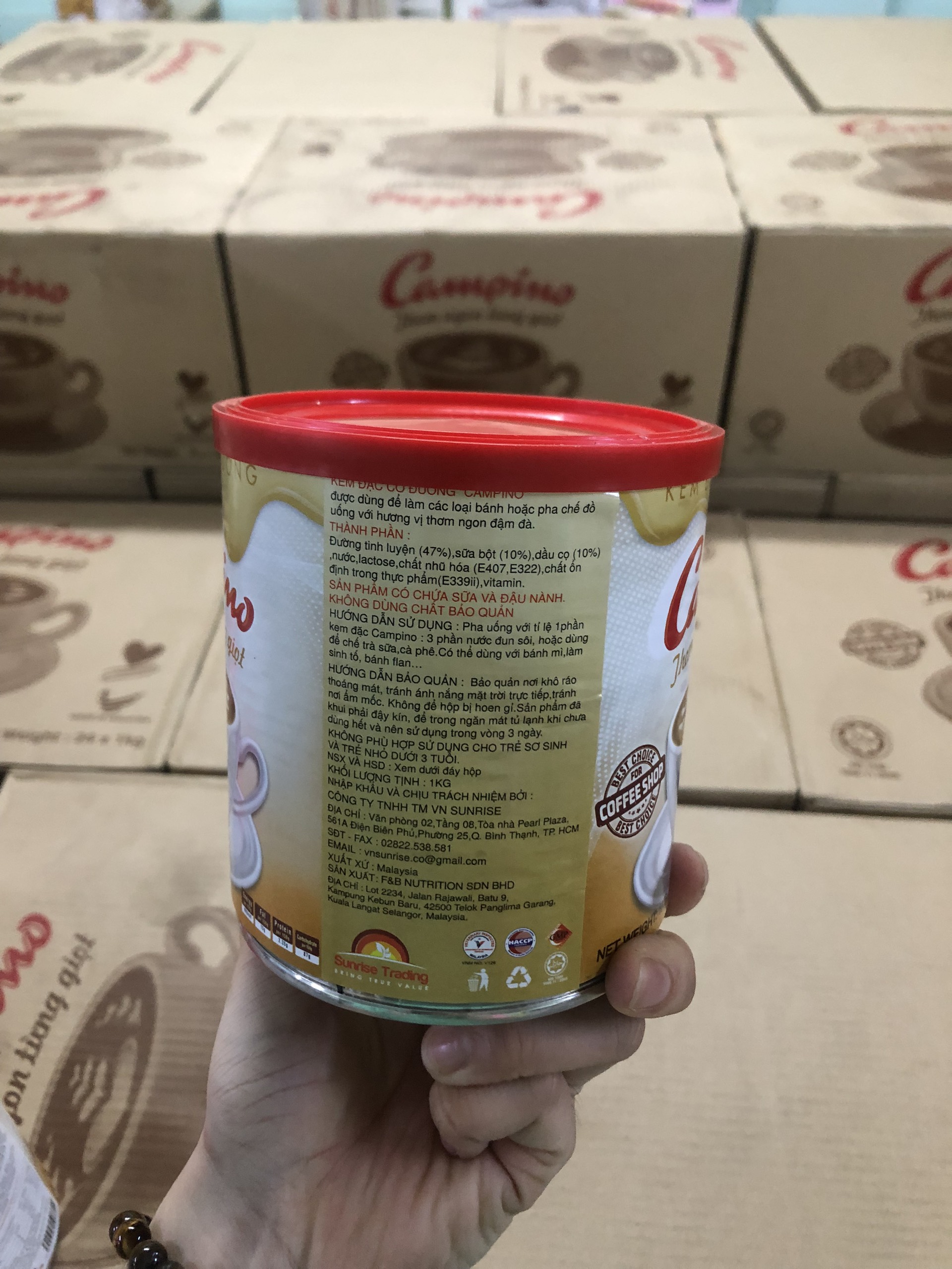 [Lon 1Kg] Sữa Đặc Có Đường Campino - Nhập khẩu Malaysia