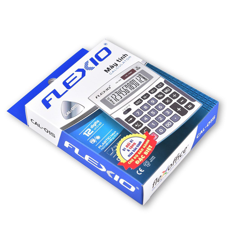 Máy tính 12 số Flexoffice FLEXIO CAL-01S (Thiên Long)