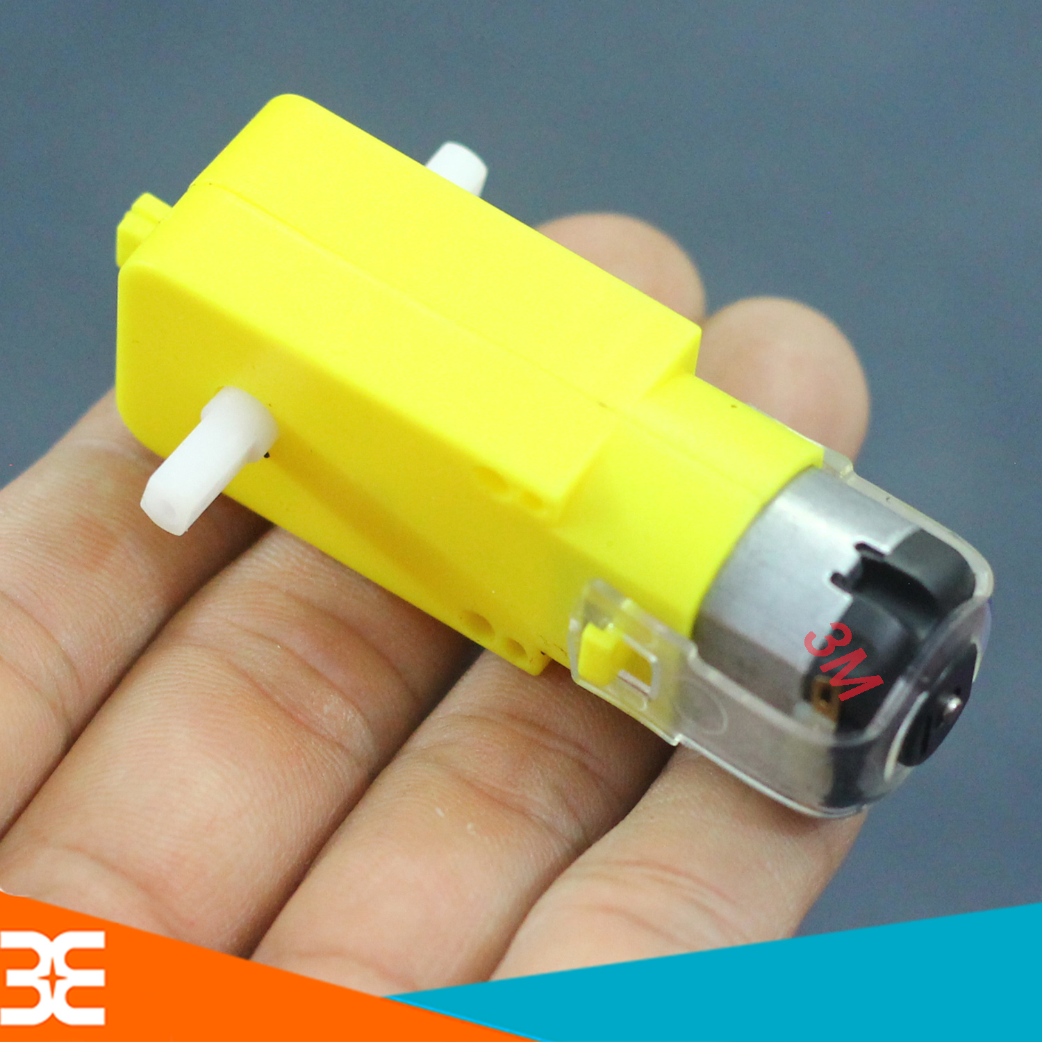 Động Cơ Giảm Tốc Mini 3V-6V-9V Chế Xe Mô Hình ( Vàng ) 1 trục và 2 trục