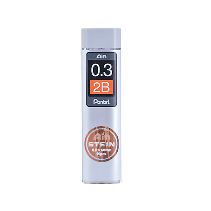 Ruột Chì Kim 0.3mm Pentel AINSTEIN C273-2B (0.3mm - 15 Ruột/Tuýp)
