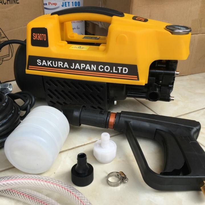 máy rửa xe sakuza 2500w - máy rửa xe tiết kiệm điện chuyên dụng để vệ sinh xe, vệ sinh bếp nhà hàng, nhà cửa, vật dụng, máy móc công nghiệp, vệ sinh máy lạnh chất lượng rất tốt