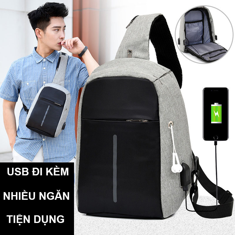 Túi Đeo Chéo Nam Thời Trang Hàn Quốc